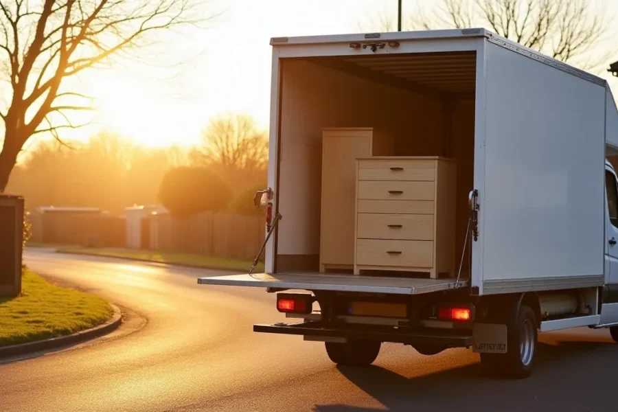 Clearing Out Unwanted Bulky Furniture From A House In St Neots.